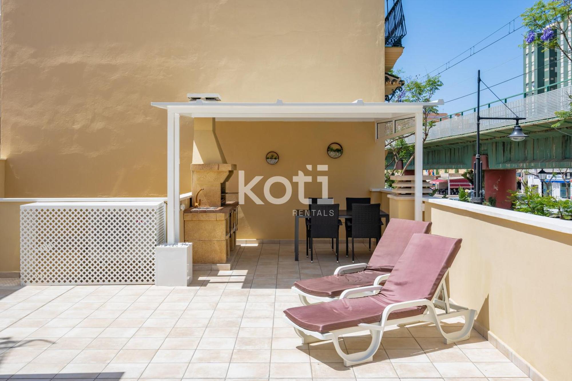 Koti Rentals - Casita Rosario Pino Rooftop Y Bbq Fuengirola Eksteriør billede